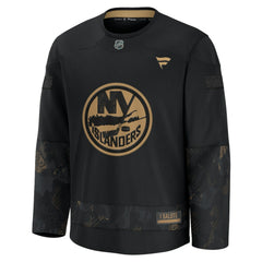 New York Islanders Fanatics 2024 Military Appreciation Practice Jersey Black
