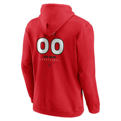 Carolina Hurricanes Personalized Name & Number Midfielder Pullover Hoodie Red