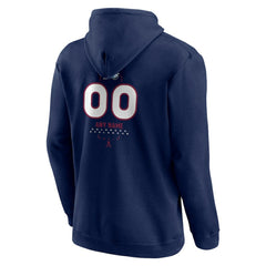 Colorado Avalanche Personalized Name & Number Midfielder Pullover Hoodie Navy