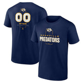 Nashville Predators Personalized Name & Number Midfielder T-Shirt Navy