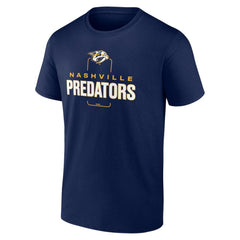 Nashville Predators Personalized Name & Number Midfielder T-Shirt Navy