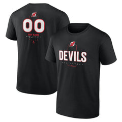 New Jersey Devils Personalized Name & Number Midfielder T-Shirt Black