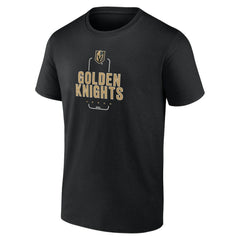 Vegas Golden Knights Personalized Name & Number Midfielder T-Shirt Black