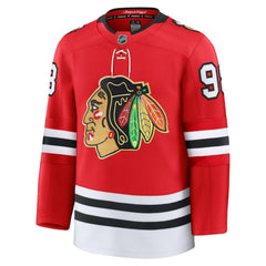 Connor Bedard Chicago Blackhawks Fanatics Centennial Premium Player Jersey Red