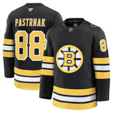David Pastrnak Boston Bruins Fanatics Home Premium Player Jersey Black
