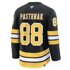 David Pastrnak Boston Bruins Fanatics Home Premium Player Jersey Black