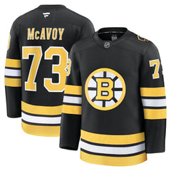 Charlie McAvoy Boston Bruins Fanatics Home Premium Player Jersey Black