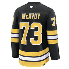 Charlie McAvoy Boston Bruins Fanatics Home Premium Player Jersey Black