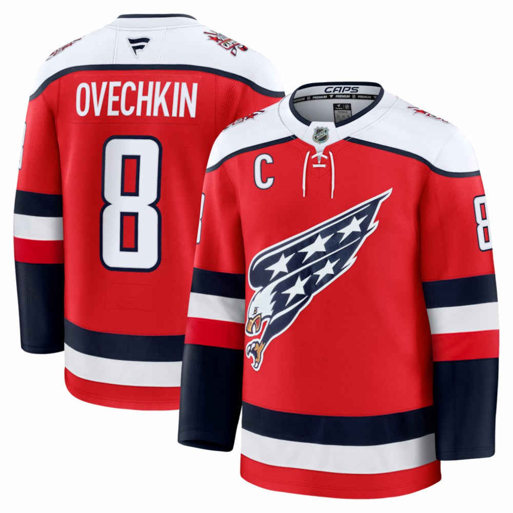 Alexander Ovechkin Washington Capitals Fanatics Alternate Premium Player Jersey Red
