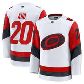 Sebastian Aho Carolina Hurricanes Fanatics Away Premium Jersey White