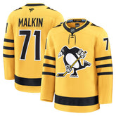 Evgeni Malkin Pittsburgh Penguins Fanatics Alternate Premium Player Jersey Gold