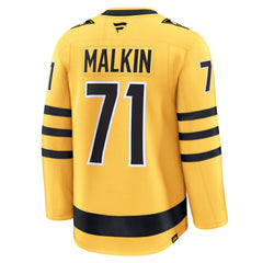 Evgeni Malkin Pittsburgh Penguins Fanatics Alternate Premium Player Jersey Gold