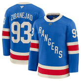 Mika Zibanejad New York Rangers Fanatics Centennial Premium Jersey Blue