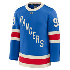 Mika Zibanejad New York Rangers Fanatics Centennial Premium Jersey Blue