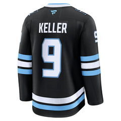 Clayton Keller Utah Mammoth Fanatics Home Premium Player Jersey Black