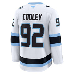 Logan Cooley Utah Mammoth Fanatics Away Premium Player Jersey White