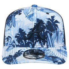 Atlanta Braves Hula Trucker 9SEVENTY Adjustable Hat Navy | New Era