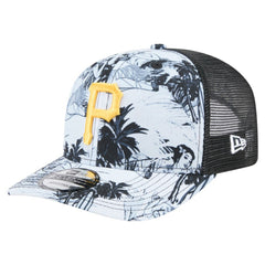 Pittsburgh Pirates Hula Trucker 9SEVENTY Adjustable Hat Black | New Era