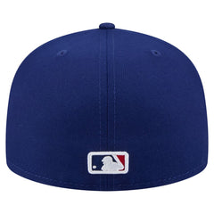 Texas Rangers Yarn Stitch 59FIFTY Fitted Hat Royal | New Era