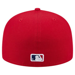 Philadelphia Phillies Yarn Stitch 59FIFTY Fitted Hat Red | New Era