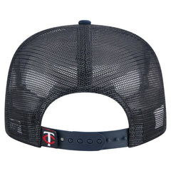 Minnesota Twins Retro Satin Script Golfer Adjustable Hat Navy | New Era
