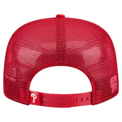Philadelphia Phillies Retro Satin Script Golfer Adjustable Hat Red | New Era