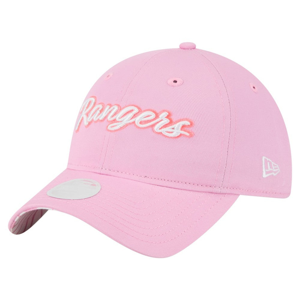 Texas Rangers Women's Mother's Day 9TWENTY Adjustable Hat Pink | New Era