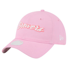 Milwaukee Brewers Women's Mother's Day 9TWENTY Adjustable Hat Pink | New Era
