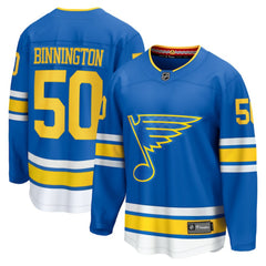 Jordan Binnington St. Louis Blues Fanatics Home Breakaway Player Jersey Blue
