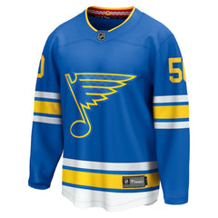 Jordan Binnington St. Louis Blues Fanatics Home Breakaway Player Jersey Blue