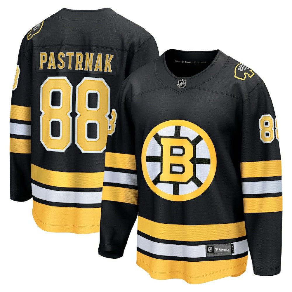 David Pastrnak Boston Bruins Fanatics Home Breakaway Player Jersey Black