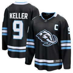 Clayton Keller Utah Mammoth Fanatics Home Breakaway Player Jersey Black