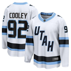 Logan Cooley Utah Mammoth Fanatics Away Breakaway Player Jersey White