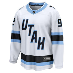 Logan Cooley Utah Mammoth Fanatics Away Breakaway Player Jersey White