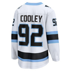 Logan Cooley Utah Mammoth Fanatics Away Breakaway Player Jersey White