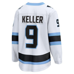 Clayton Keller Utah Mammoth Fanatics Away Breakaway Player Jersey White