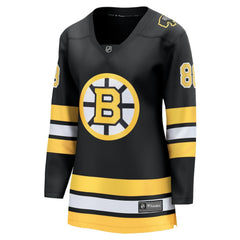 David Pastrnak Boston Bruins Fanatics Women's Home Breakaway Player Jersey Black