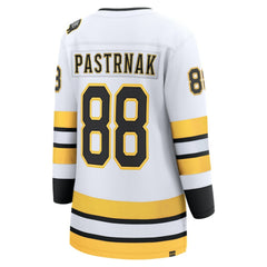 David Pastrnak Boston Bruins Fanatics Women's Away Breakaway Player Jersey White