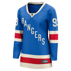 Mika Zibanejad New York Rangers Fanatics Women's Centennial Breakaway Jersey Blue