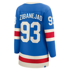 Mika Zibanejad New York Rangers Fanatics Women's Centennial Breakaway Jersey Blue