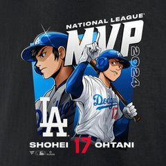 Shohei Ohtani Los Angeles Dodgers 2024 National League MVP Exclusive Anime T-Shirt Black