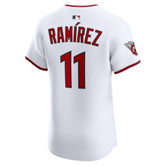 Jos¨¦ Ram¨ªrez Cleveland Guardians Home Elite Jersey - White