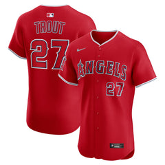 Mike Trout Los Angeles Angels Alternate Elite Jersey - Red