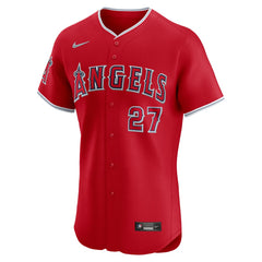 Mike Trout Los Angeles Angels Alternate Elite Jersey - Red