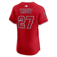 Mike Trout Los Angeles Angels Alternate Elite Jersey - Red
