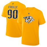 Ryan O'Reilly Nashville Predators Fanatics Authentic Stack Name & Number T-Shirt Gold