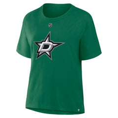 Tyler Seguin Dallas Stars Fanatics Women's Authentic Stack Name & Number T-Shirt Kelly Green