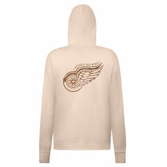 Detroit Red Wings Levelwear Women's Desert Camo Adorn Battalion Pullover Hoodie Khaki