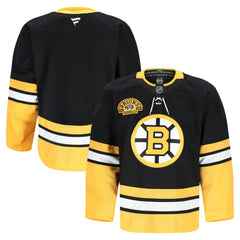 Boston Bruins Fanatics 100th Anniversary Authentic Pro Jersey Black