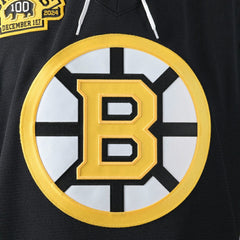 Boston Bruins Fanatics 100th Anniversary Authentic Pro Jersey Black